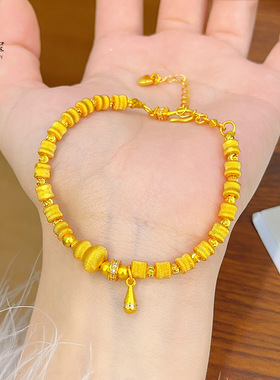 新中式古法沙金拉丝葫芦猫