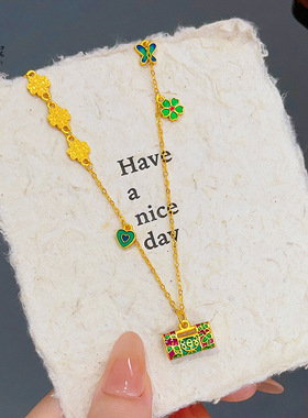 古法烧蓝珐琅沙金如意喜乐