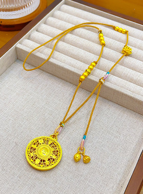 金店同款沙福字镂空八宝罗