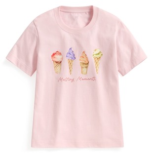 印花T恤 冰淇淋厚版 女 诚衣 lativ