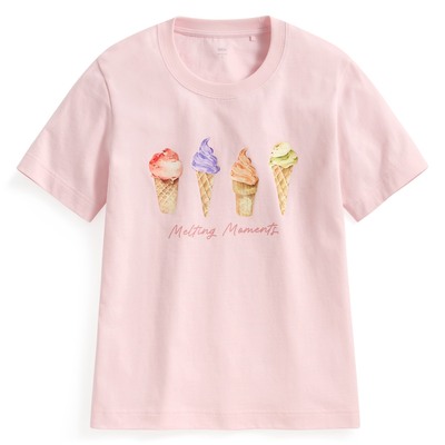 lativ 诚衣 冰淇淋厚版印花T恤-女