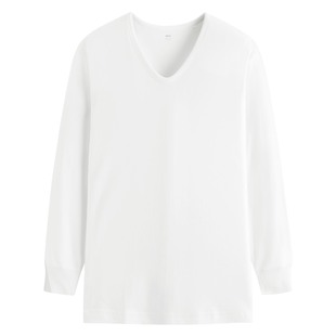 内衣 无侧缝U领九分袖 男 诚衣 lativ