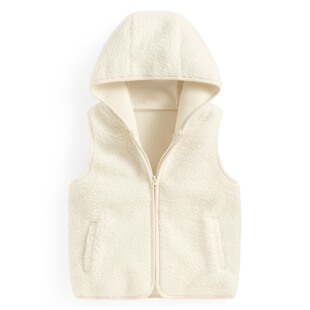lativ 诚衣 仿羊羔绒连帽背心-童
