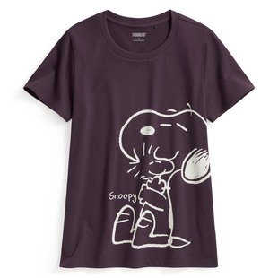 史努比系列印花T恤 女 诚衣 lativ