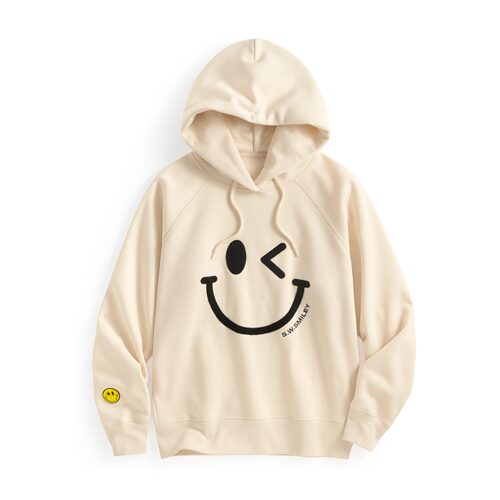 lativ 诚衣 S.W.SMILEY®刷毛电绣连帽衫-07-女