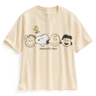 lativ 印花T恤 史努比系列宽版 女 诚衣