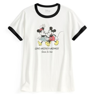 迪士尼系列罗纹配色印花T恤 女 诚衣 lativ
