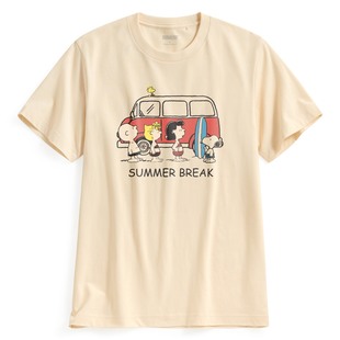 史努比系列印花T恤 男 诚衣 lativ