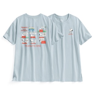 lativ 印花T恤 史努比系列宽长版 女 诚衣