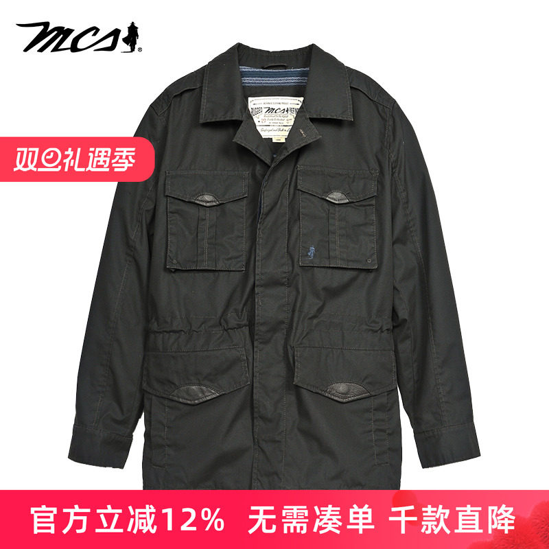 MCS翻领秋冬款男士夹克