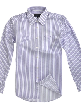 LONDON FOG/伦敦雾官方店秋季薄款大码男士棉制长袖衬衫LS11WH018