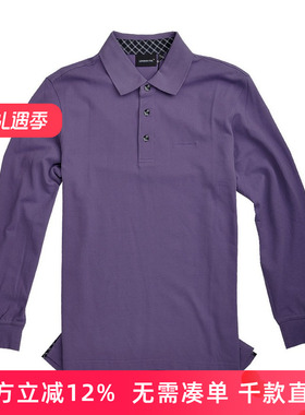 LONDON FOG伦敦雾男装专柜品质棉制休闲长袖t恤POLO衫秋LS11KT101
