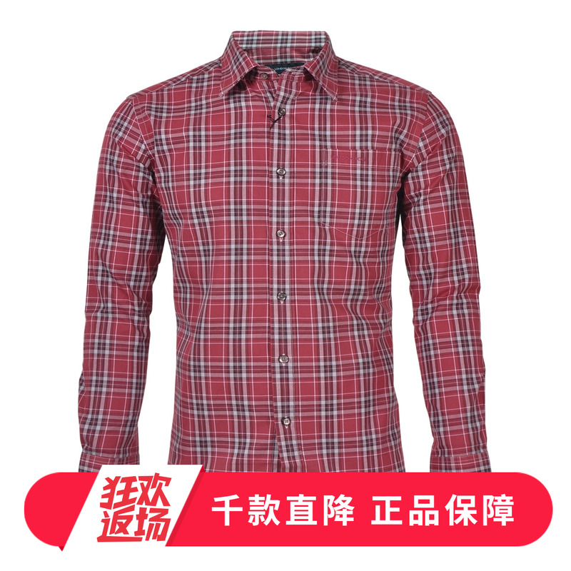 fog伦敦雾秋冬商务休闲长袖衬衫