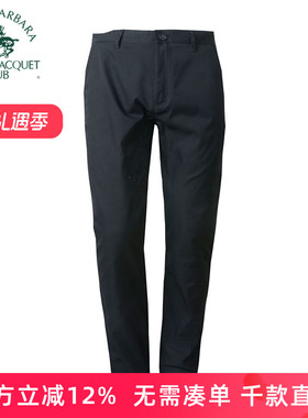 圣大保罗男装秋冬新款中年款男士商务休闲合身版休闲裤PW18WP151M
