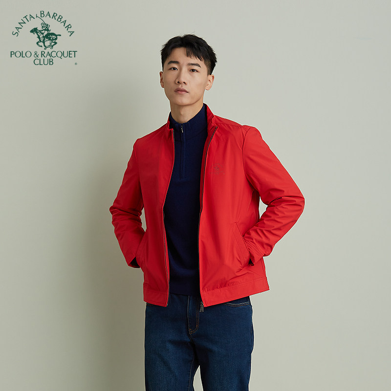 圣大保罗男装外套春秋新款修身
