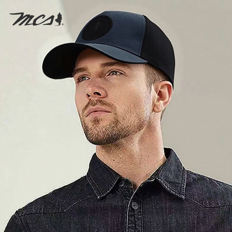 MCS秋冬款棒球帽弹力双面牛皮绒