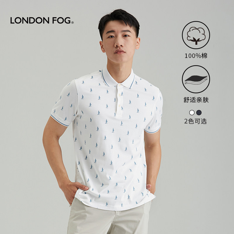 LONDONFOG男士短袖T恤POLO衫