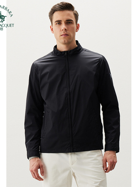 圣大保罗男装宽松版春装新款休闲商务绅士立领夹克外套PS21WJ081M