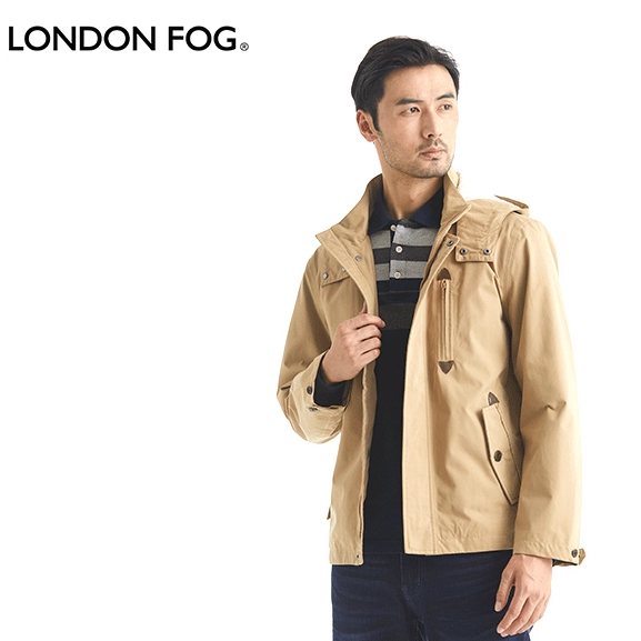 LONDONFOG男士中长款防风夹克