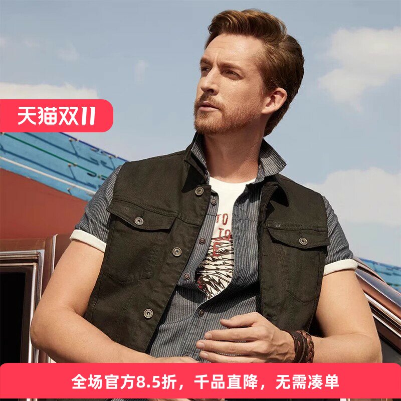 MCS万宝路马甲多袋休闲