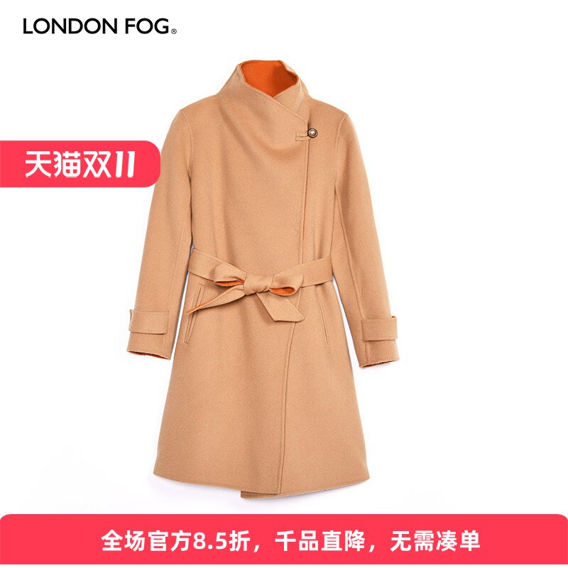 LONDONFOG中长款昵绒风衣