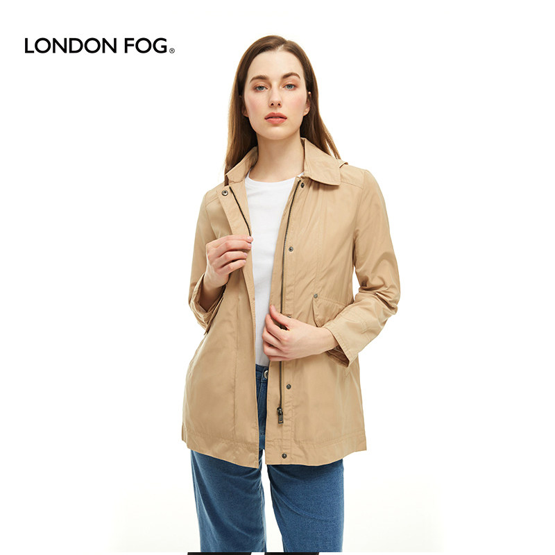 LONDONFOG/伦敦雾翻领夹克风衣