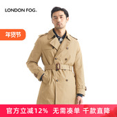 LONDON 风衣男休闲可脱内胆外套 秋冬翻领派克中款 FOG 伦敦雾男装