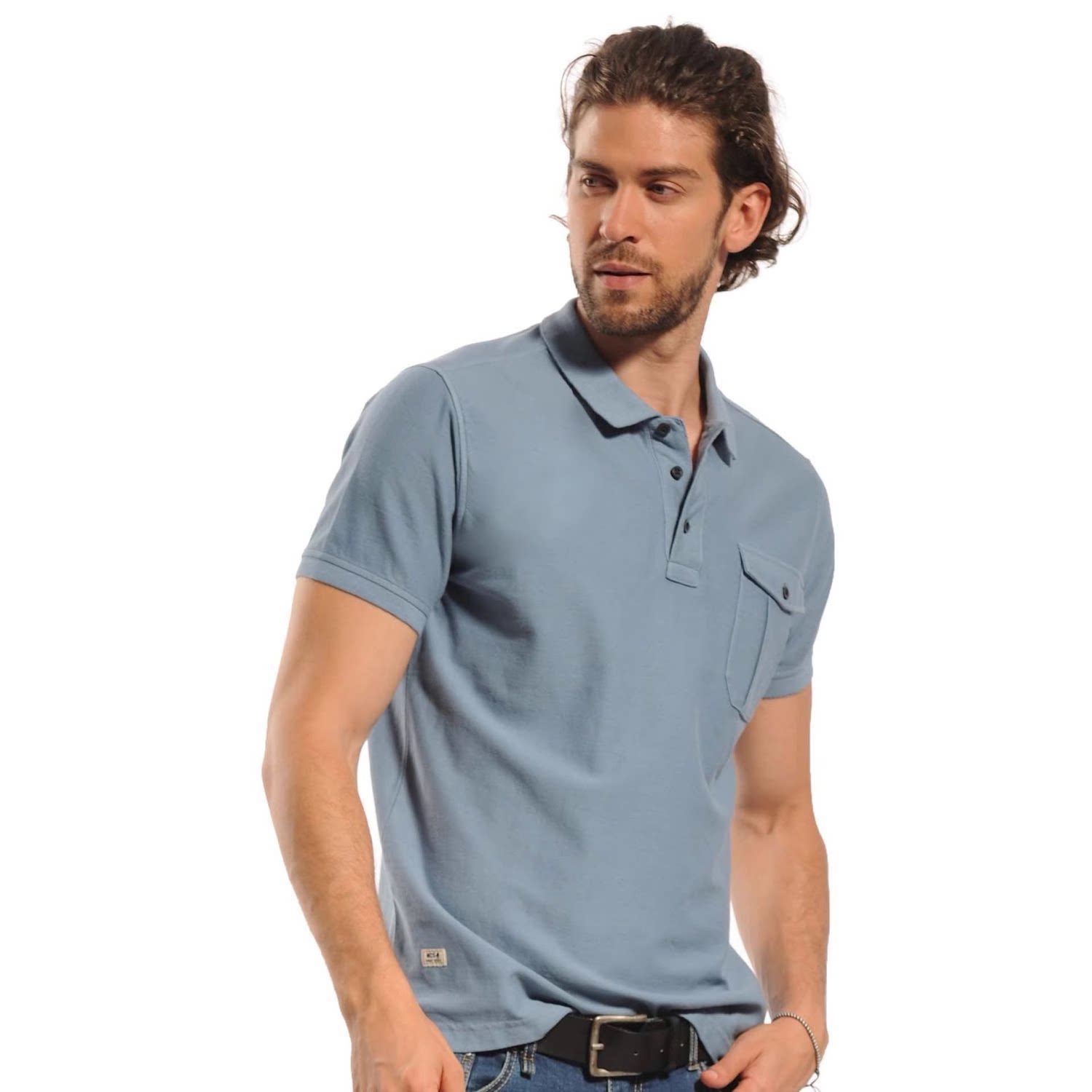 MCS万宝路男装夏季款半袖polo衫休闲男士短袖t恤翻领纯棉宽松大码