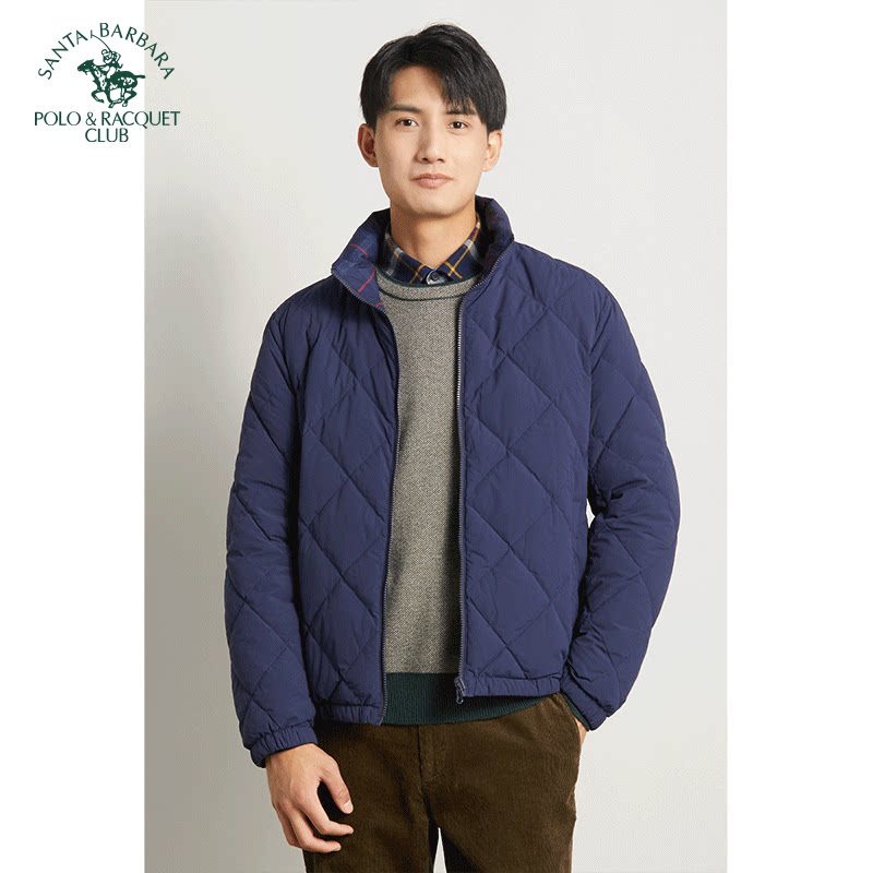圣大保罗男装双面穿羽绒服
