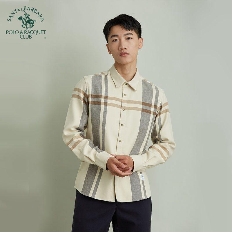 圣大保罗男装秋季长袖衬衫