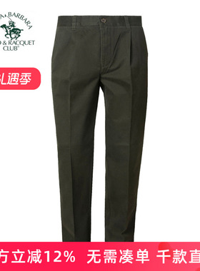 圣大保罗专柜品质秋冬款商务休闲裤宽松深档父亲裤男士PW14WP101