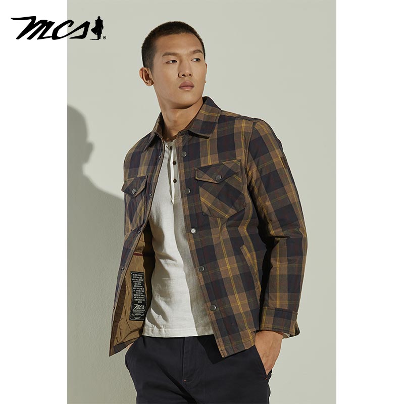 MCS万宝路男装羽绒服秋冬款
