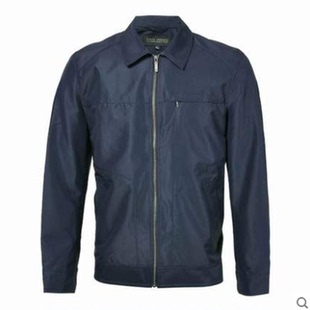 圣大保罗男装POLO秋季款涤纶商务休闲立领夹克大码外套PW13WJ005