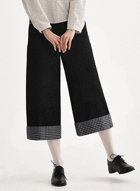 DIGBUTY牛仔裤女款2026新款直筒黑色复古版型超好看九分裤高级感