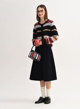 DIGBUTY哥哈复古'纯羊毛2025独特超好看毛衣女冬季加厚可外穿圆领