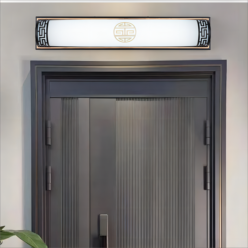 大门灯门前灯入户壁灯门顶灯门头进门门口灯中式阳台橫装LED别墅