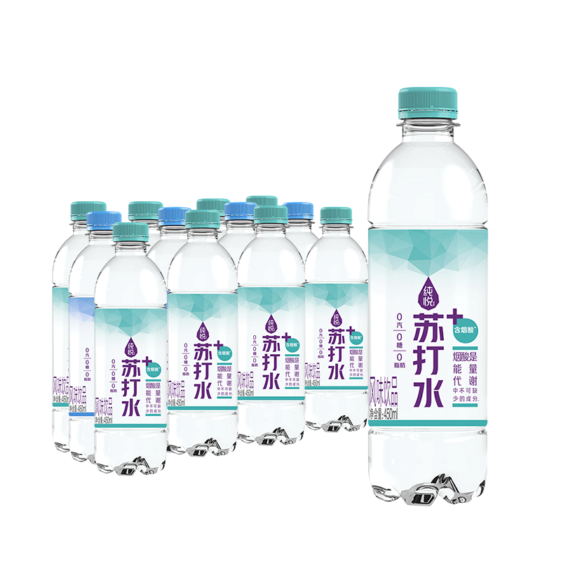 纯悦苏打水两口味组合