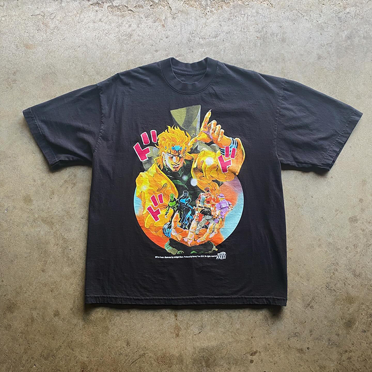 thumbnail for Pure American blockbuster! Audiophile quality! JOJO's Bizarre Adventure Bloody Day Loose Short Sleeve T-Shirt