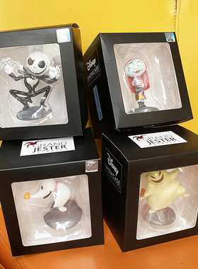 上海迪士尼乐园杰克莎莉幽灵摆件