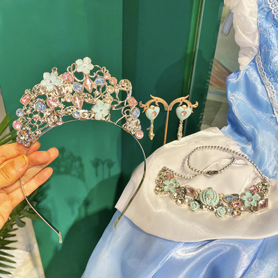 迪士尼灰姑娘合金发箍皇冠
