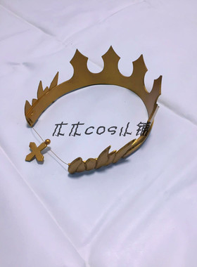 FateGrand Order 阿尔托利亚 lancer 白枪呆 王冠 发饰 Cosplay