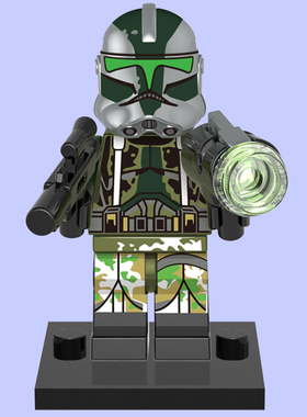 星球大战 人仔 sw1003 克隆人军官633格里指挥官 75234积木玩具