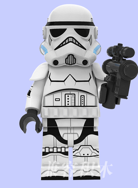 星球大战人仔克隆兵白兵XP266帝国暴风兵士兵第三方拼装积木玩具
