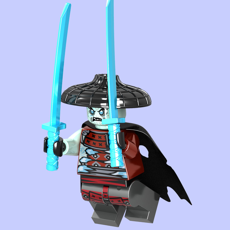 兼容乐高幻影忍者第十一季人仔积木ga114冰皇反派拼装男孩玩具