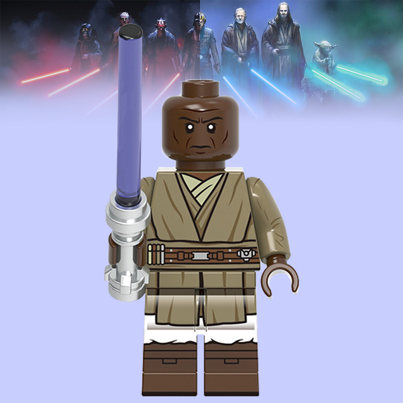 星球大战人仔G0061梅斯·温杜大师绝地武士团第三方拼装积木玩具