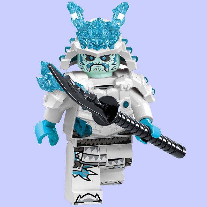 兼容乐高幻影忍者njo522第十一季 冰皇鬼王 冰雪帝王 70678人仔