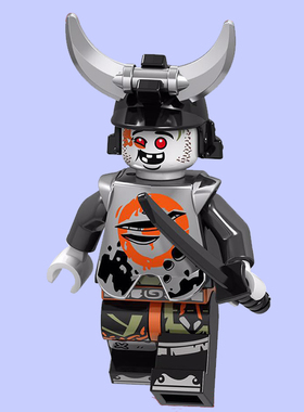 积木人仔njo463幻影忍者第九季70655咬人鬼将牌A036反派拼装玩具