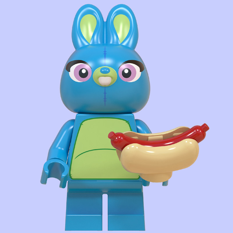 兼容乐高兔哥toy020 玩具总动员4 10768 10769 10770 771积木人仔