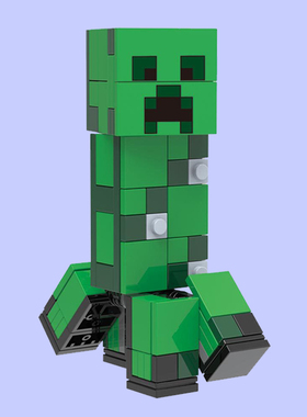 1561爬行者我的世界第三方人仔男孩拼装积木模型玩具人偶21156