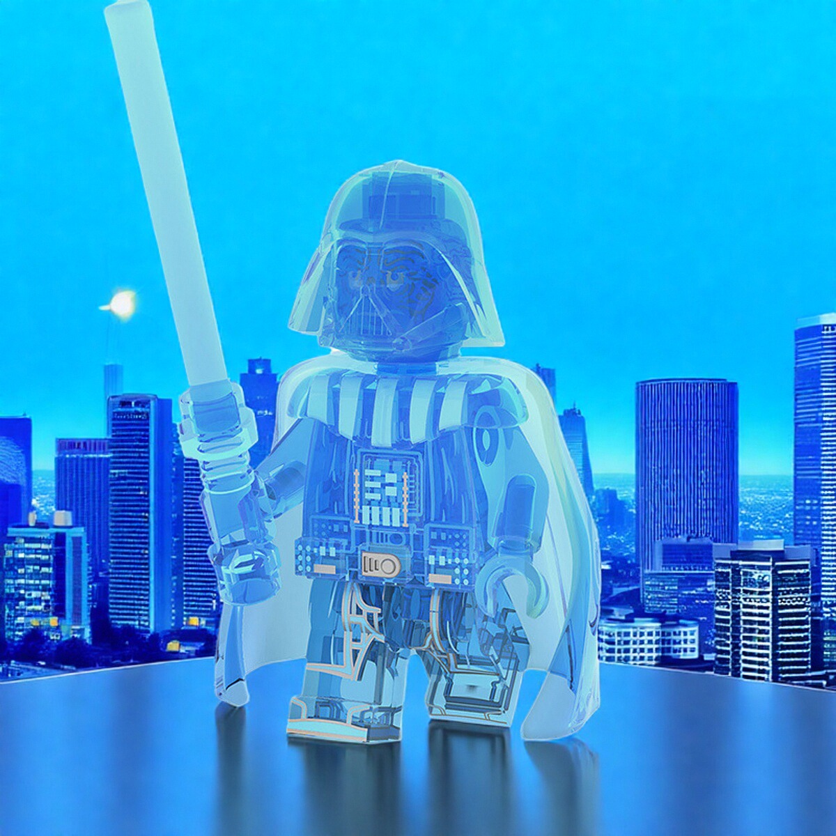 星球大战人仔全息XP276达斯维达黑武士第三方公仔手办模型玩具